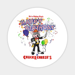 90s Happy Birthday At Chuck E Cheese Magnet